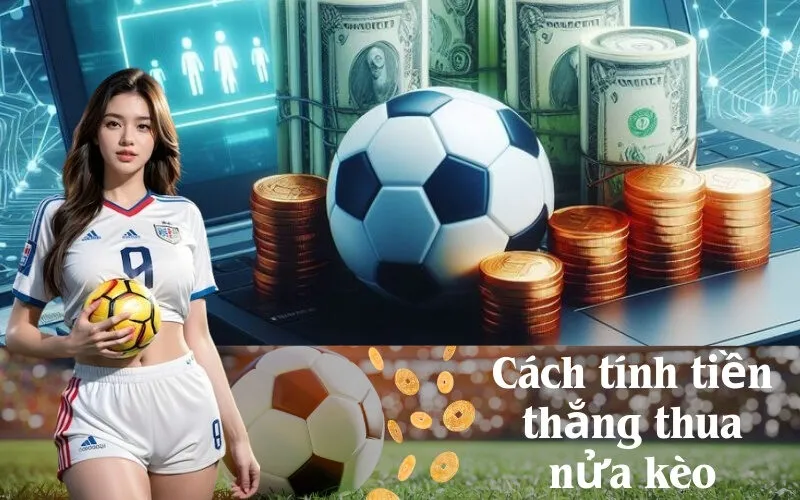Cách tính tiền thắng thua nửa kèo