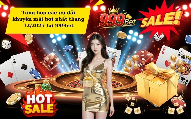 Tổng hợp các ưu đãi khuyến mãi hot nhất tháng 12/2025 tại 999bet